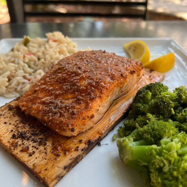 Garrison Brother's Bourbon Glazed Salmon Signature Dish