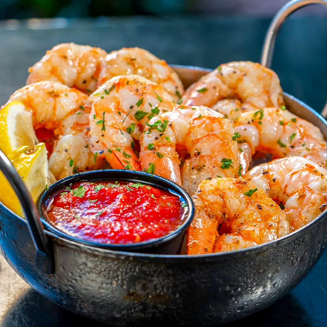 Jumbo Shrimp Cocktail Appetizer - CoveSurfandTurf